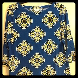 Crown & Ivy printed top